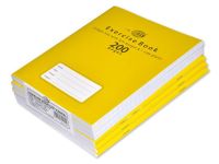 FIS FSEBPSL200N Single Line, 1-Side Plain with Left Margin Exercise Book, 200 Pages (Pack of 12)