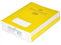 FIS FSEB4LM200N Four Line with Margin Exercise Book, 200 Pages (Pack of 6)