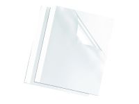Fellowes FEL 5390702 - A4 Thermal Cover 25mm - Clear/White (Pack of 50) 