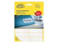 Avery 3340 Multipurpose Labels - 62 x 19mm, 396 Labels / 33 Pages