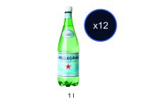 S.Pellegrino Sparkling Table Water - 1 Liter, Plastic Bottle (Pack of 12)