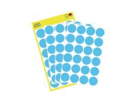 Avery 3005 Permanent Dot Stickers - 18mm, Blue, 96 Labels