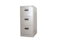 MAZ MF 0240 3D Filing Cabinet - 3 Drawers, 1020(H) x 460(W) x 620(D)mm, Grey