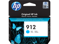 HP 912 Original Ink Cartridge, Cyan (3YL77AE)