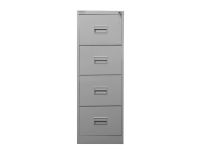 Hadid HD204 - Gray, Four Drawer Cabinet