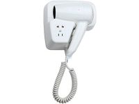 Wall Mounted Hair Dryer - White