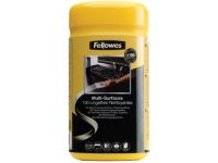 Fellowes Performance 100 Surface Cleaning Wipes Tub for Home and Office - Multi surface Wipes