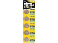 Toshiba Cr2032 3V Lithium Coin Cell Battery (Pack Of 5)