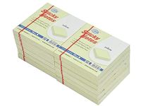 FIS FSPO32N Sticky Notes - 3" x 2", Yellow, 100 Sheets x (12 Pads / Pack)