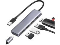 UGREEN USB Hub 4 Port USB 3.0 Ultra Slim Data Hub USB 3.0 Splitter Aluminium Multiple USB Extension Dock