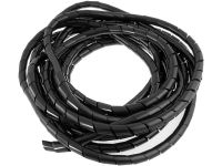 Spiral Cable Organizer 32mm diameter 50mtr/roll, Black