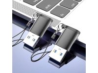 QITELE USB C to USB 3.0 Adapter，2 Packs OTG USB C Female to USB Male Adapter，5Gbps USB C 3.1 Adapter Compatible with MacBook Pro, iPad Pro, Laptops, Power delivery and More (2 Packs)