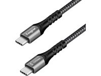 Fasgear USB C to Type C Cable, 1 Pack USB 3.1 Type C Gen 2 Fast Charge Cable, 100W 20V/5A Power Delivery, 10Gbps Data Transfer, 4K@60Hz Video Output, Compatible for Type-C Device (10ft, Black)