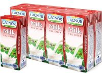 Lacnor Essentials Full Cream Milk 180ml (Pack of 8)