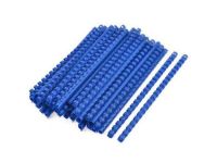 FIS FSBD08BL Plastic Binding Ring - 8mm, 50 Sheets Capacity, Blue (Box of 100)