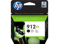 HP 912XL High Yield Original Ink Cartridge, Black (3YL84AE)