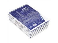 FIS FSNB1482105MSB  "Tower" 5mm Square Spiral Notebook - A5, 80 Sheets (Pack of 10)