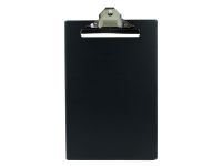 FIS FSCB0401JBK PVC Jumbo Clip Board - F/S, Black