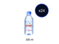 Evian Mineral Water - 330ml, Plastic Bottle (Case of 24)