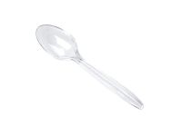 ADY Heavy Duty Disposable Spoon - Transparent, 50 Spoons x (Box of 40)