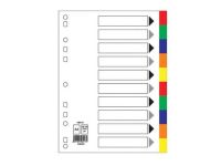 Amest Plastic Divider - A4, 1-10 Color Tabs