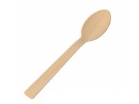 Super-Touch STBW020H Bamboo HD Table Spoon - 17cm, 50 Spoons/Box x 20/Carton