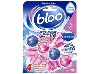 Bloo Power Active Rim Block Toilet Cleaner -  Flowers, 50 Grams