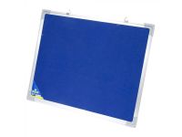 FIS FSGNF4560BL Fabric Board with Aluminium Frame, 45 x 60cm, Blue