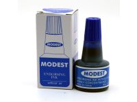 Modest Stamp Pad Ink - 30ml, Blue (Pack of 12)
