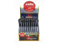 Cello Soft Tip Ball Point Pen - 0.7mm, Black (Pack of 50)