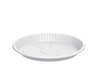 Cosmoplast White Plastic Plate, 10" (500 / Pack)
