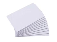 CR80 NOCO PVC White Plain Cards, 100 Pieces