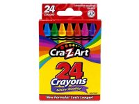 Cra-Z-Art Crayons Peggable Box, 24 Colors