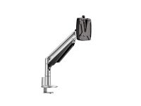 Novus 1 Piece Gas Pressure Single Monitor Arm with Table Mount (990+1019+000) Silver