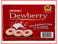 Jack N Jill Dewberry Strawberry - Pack of 20 x (10pcs x 33g)