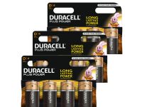 Duracell MN1300 Plus Power Alkaline D Type Battery, 1.5V (Box of 24)