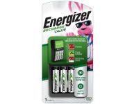 Energizer Recharge Value Charger for AA-AAA with 4 AA Batteries 