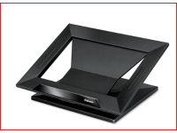 Fellowes FEL-8038401 Designer Suites Laptop Riser, 13.19" x 11.19" x 4", Black Pearl