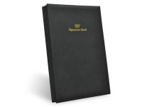 FIS FSCL20BKN Signature Book - PVC Cover, 20 Sheets, Black