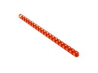 FIS FSBD12RE Plastic Binding Ring - 12mm, 90 Sheets Capacity, Red (Box of 100)