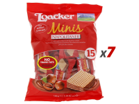 Loacker LK3552 Minis Napolitaner Wafers - 150 Grams/Pack x (Box of 7)