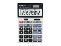 Modest JS 120 Desktop Electronic Calculator -  12-Digits, Black/White