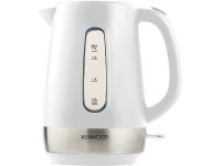 Kenwood ZJP01.A0WH Cordless Electric Kettle - 1.7 Liter, 2200 Watts, White/Silver