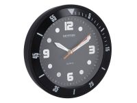 Krypton KNWC6120 Large Round Wall Clock, Grey 