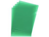 Modest MS310 Glass Clear PP L Folder - 180 Micron, A4, Green (Pack of 100)