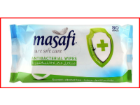 Masafi Anti Bacterial Wipes, 80 Sheets