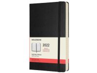 Moleskine OWMOL-480 2022 Daily Diary / Planner - Large, Hard Cover, Black
