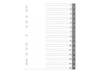 Modest MS110 Plastic Grey Divider With Number, 1-10 Tabs, A4 (Pack of 25)
