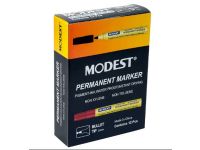 Modest MS 820 BK Fine Point Permanent Marker, Black (Pack of 12)