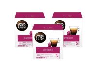 Nescafe Dolce Gusto Espresso Coffee, 3 x 16 Capsules (48 Cups)